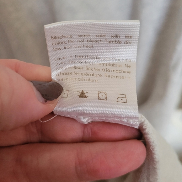 Ingrid & Isabel Heather Gray Long Sleeve Dress Size Small - Picture 9 of 9